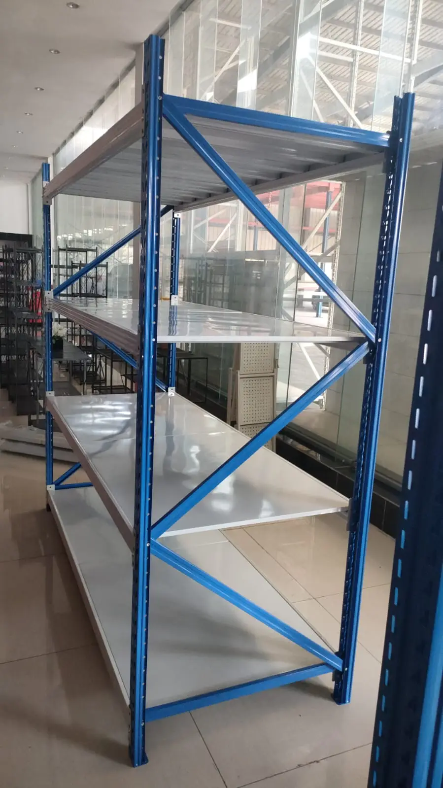 RG 300 — rak light duty dari Rak Joman, showroom Serpong